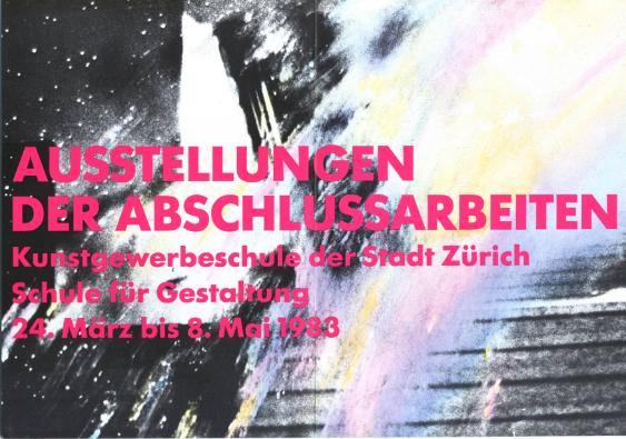 Ausstellung der Abschlussarbeiten 1983