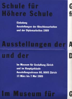 Abschluss- und Diplomarbeiten 1989