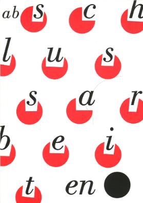 Ausstellungen der Abschluss- und Diplomarbeiten 1991