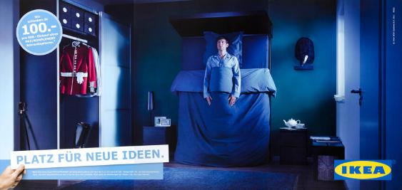 Platz für neue Ideen. Ikea