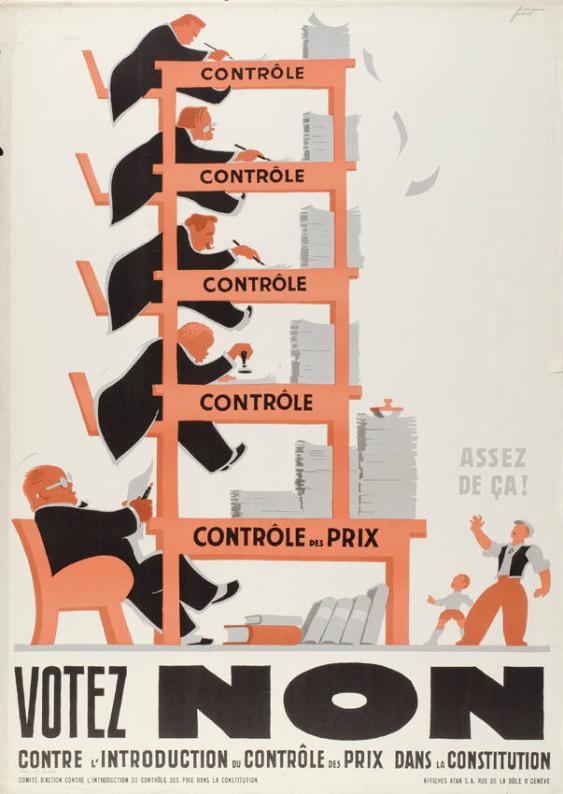 Votez Non contre l'introduction du contrôle des prix dans la constitution - Assez de ça! Comité d'action contre l'introduction du contrôle des prix dans la constitution