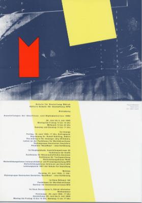 Ausstellungen der Abschluss- und Diplomarbeiten 1992