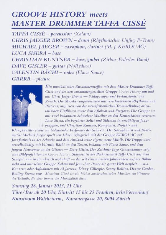Groove history meets master drummer Taffa Cissé - (...)