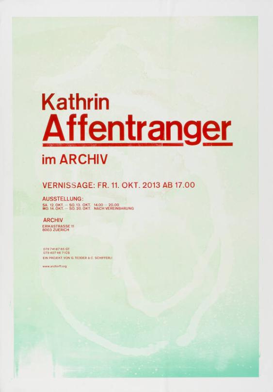 Galerie Archiv, Zürich, CH