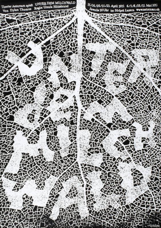 Unter dem Milchwald - Theater Aeternam spielt unter dem Milchwald von Dylan Thomas - Regie Ursula Hildebrand - (...)