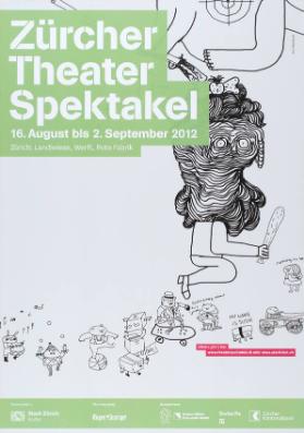 Zürcher Theater Spektakel - 16. August bis 2. September 2012 - Zürich: Landiwiese, Werft und Rote Fabrik