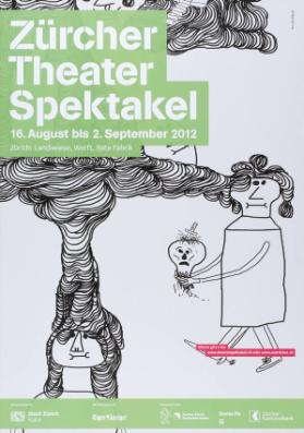 Zürcher Theater Spektakel - 16. August bis 2. September 2012 - Zürich: Landiwiese, Werft und Rote Fabrik