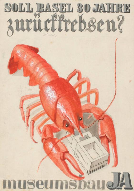 Soll Basel 30 Jahre zurückkrebsen? Museumsbau Ja