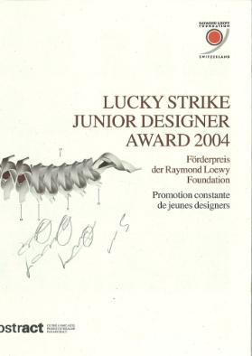 Lucky Strike Junior Designer Award 2004, Abstract