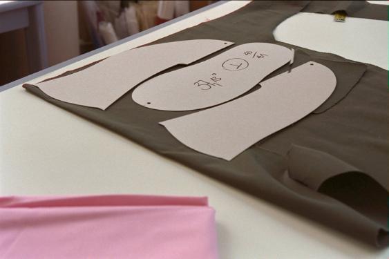 37° Accessoires für kältere Tage, Textilverarbeitung ; Produktionsablauf