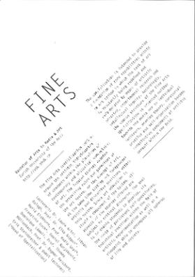 BA in Medien und Art, Fine Arts / Photography