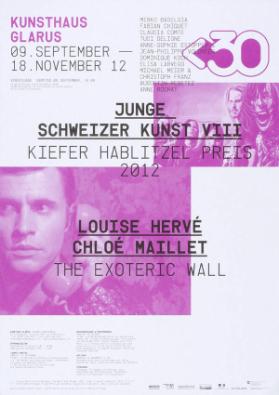 Kunsthaus Glarus - <30 - Junge Schweizer Kunst VIII - Kiefer Hablitzel Preis 2012 - Louise Hervé - Chloé Maillet - The exoteric wall