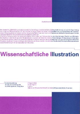 HGKZ, Studienbereich Wissenschaftliche Illustration