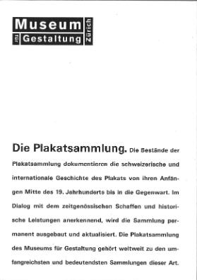 Die Plakatsammlung