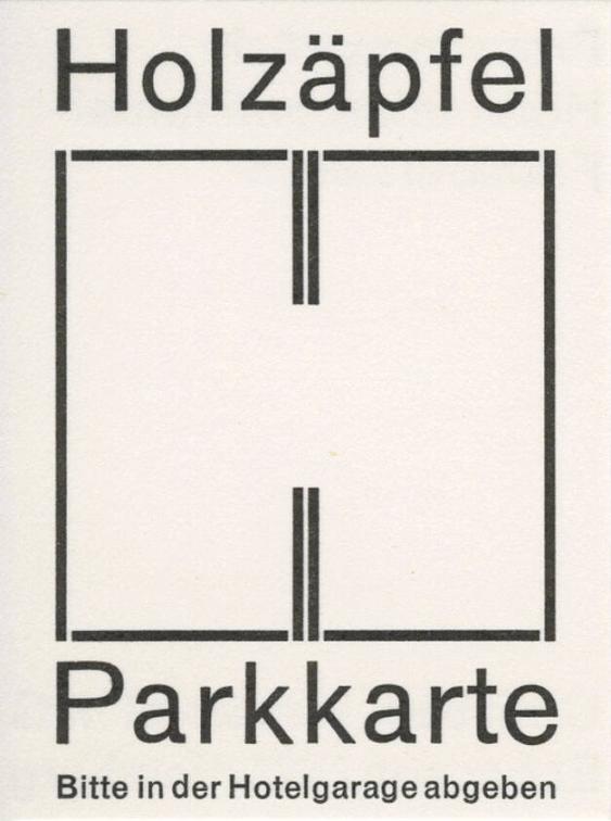 Holzäpfel Parkkarte