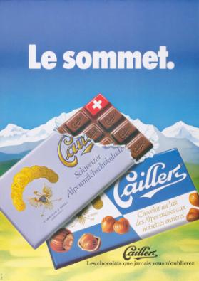 Le sommet. Cailler - Les chocolats que jamais vous n'oublierez