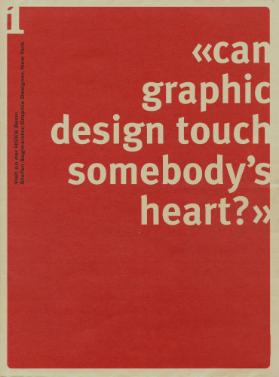 "can graphic design touch somebody's heart?"