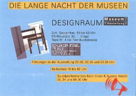 Lange Nacht der Museen 2005 ; Designraum