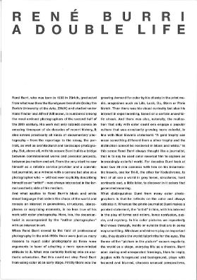 René Burri - Doppelleben