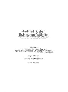 Ästhetik der Schrumpfstädte