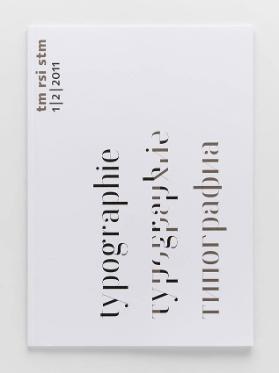 TM Typographische Monatsblätter, 1/2, 2011