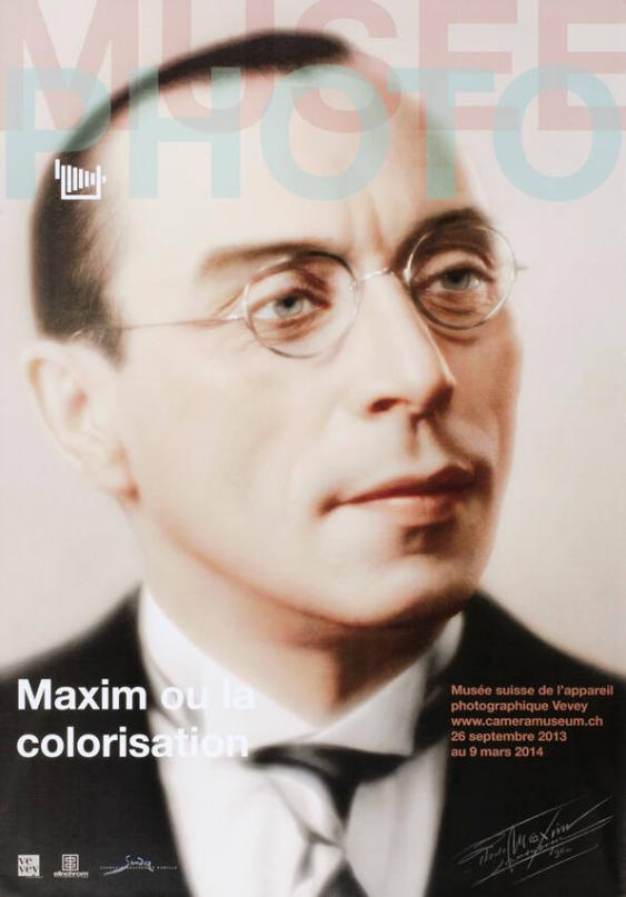 Maxim ou la colorisation - Musée suisse de l'appareil photographique Vevey