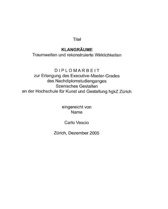 Klangräume