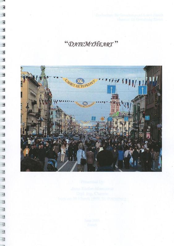 Dating Kommunikations-System-Design mit Kundenprofil und Marketing Elementen