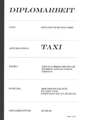 Applikation - Taxi