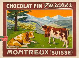 Chocolat fin Zürcher - Montreux (Suisse)
