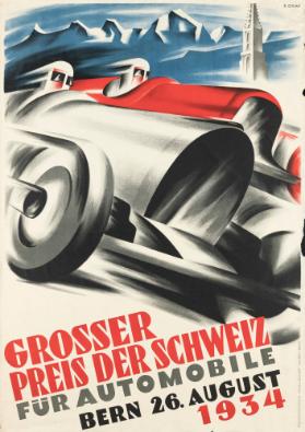 Grosser Preis der Schweiz für Automobile - Bern 26. August 1934