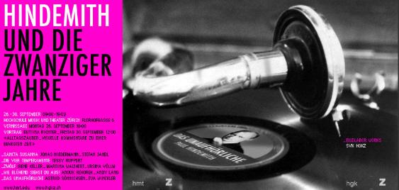 Hindemith und die zwanziger Jahre