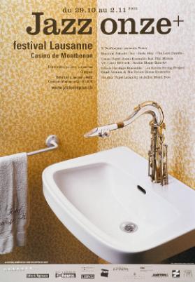 Jazz onze+ - festival Lausanne - Casino de Montbenon - Espacejazz: concerts - restaurations - Cinéjazz