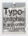 11 Wolfgang Weingart, Typographische Monatsblätter Nr. 11/1973, Zeitschriftenumschlag aus seine…