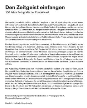 Zeitlos schön – Modefotografie von Man Ray bis Mario Testino