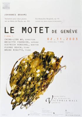 Le Motet de Genève - [vocal] - Ching-Lien Wu, Direction - Concerts du Dimanche - Victoria Hall, Genève
