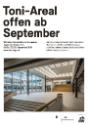Toni-Areal offen ab September