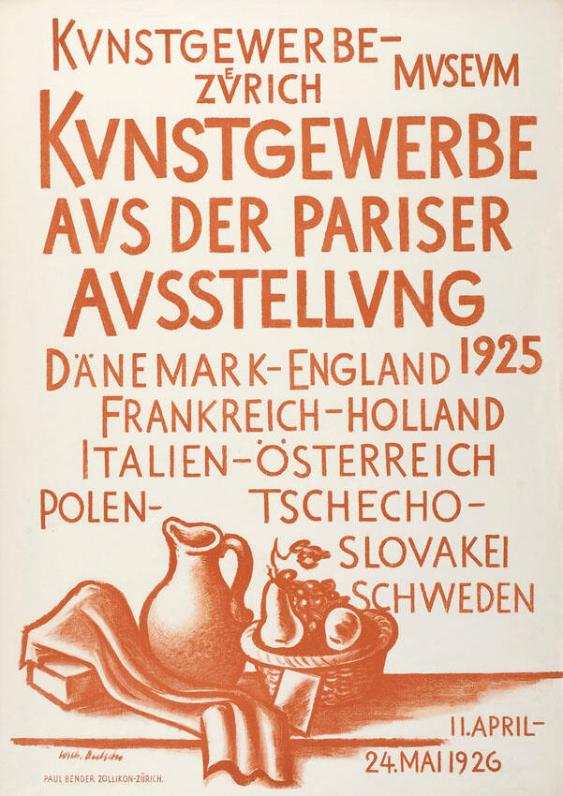 Neuestes Kunstgewerbe aus der Pariser Ausstellung 1925