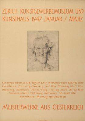 Zürich Kunstgewerbemuseum und Kunsthaus - Meisterwerke aus Oesterreich