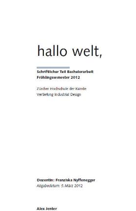hallo Welt