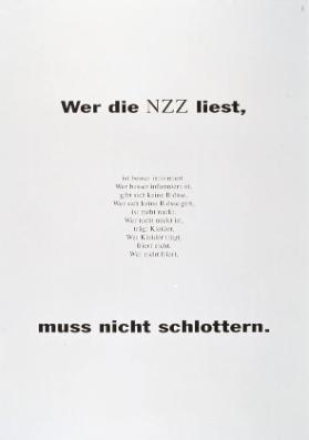 Wer die NZZ liest, muss nicht schlottern.