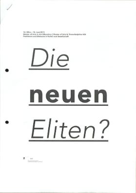 Die neuen Eliten?