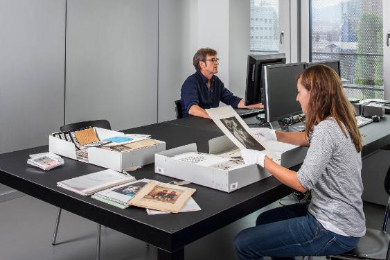 Archiv ZHdK, Recherchearbeitsplatz im neuen Archiv des Toni-Areals