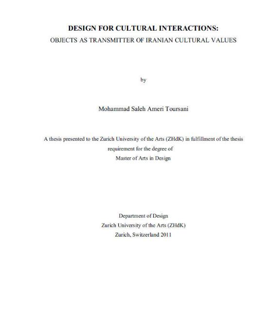 Design for cultural interactions