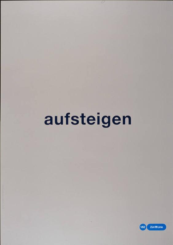 Aufsteigen - VBZ Züri-Linie