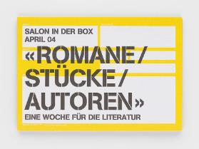 Romane / Stücke / Autoren