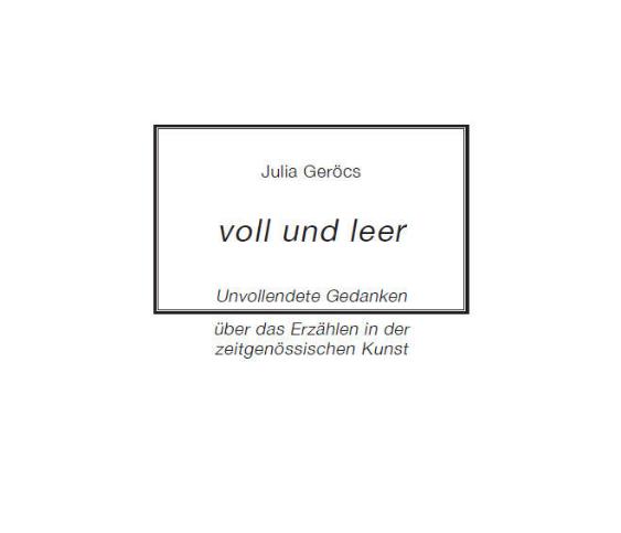 voll und leer