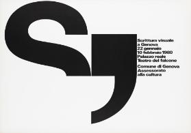 Scrittura visuale a Genova - Palazzo reale - Teatro del falcone - Comune di Genova - Assessorato alla cultura