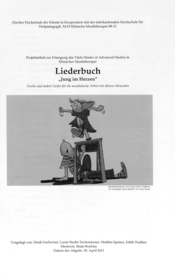 Liederbuch 'Jung im Herzen'