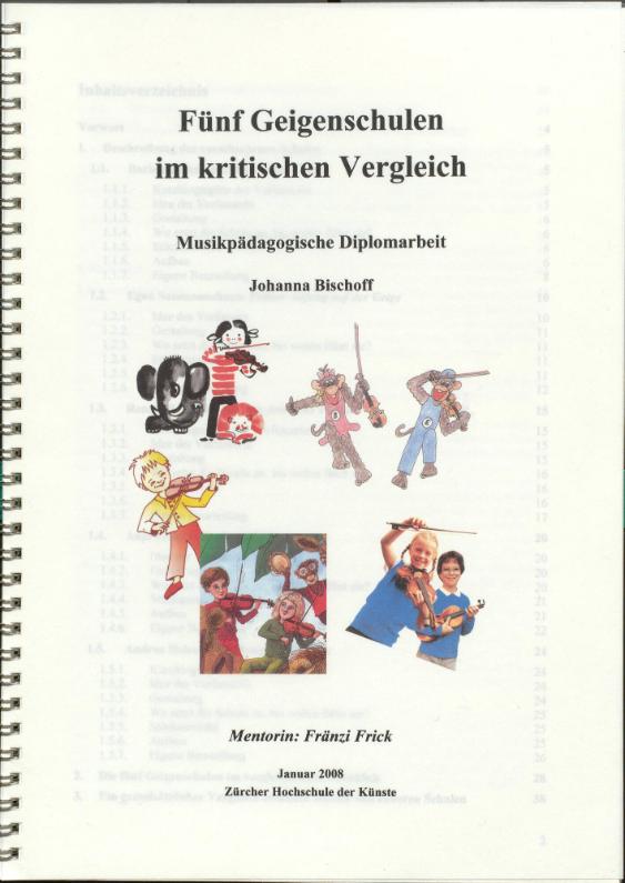 Fünf Geigenschulen im kritischen Vergleich